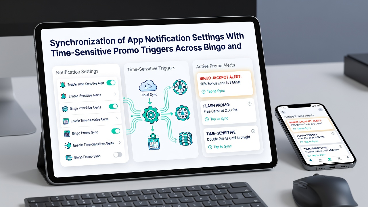 Dashboard view of time-sensitive promo triggers linked to notification preferences in bingo poker hybrid applications