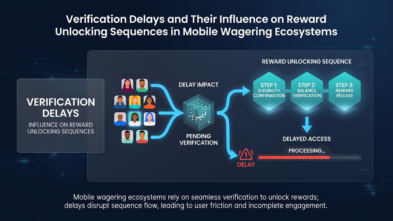 Illustration of mobile wagering app identity verification flow with document upload and approval stages